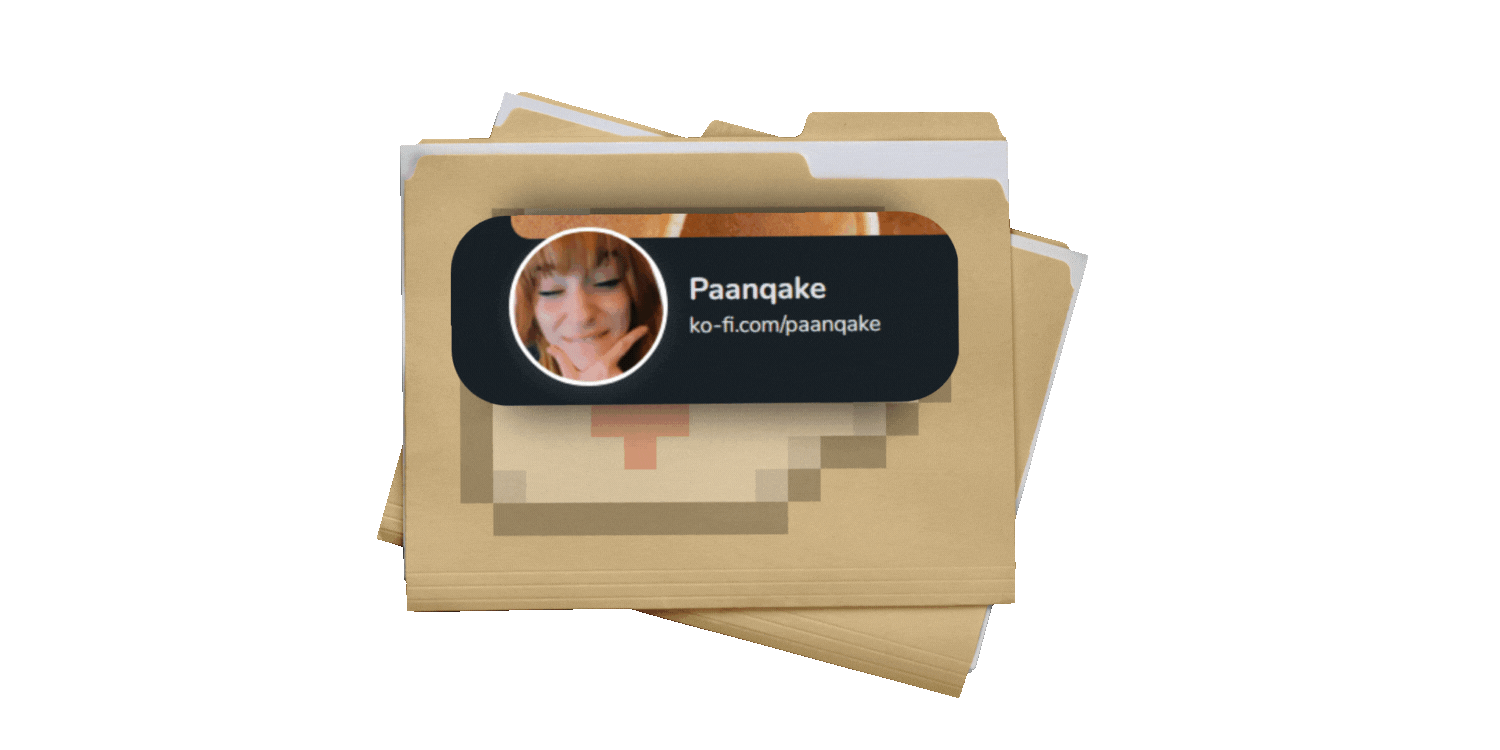 Kofi link to Paanqake's portfolio.